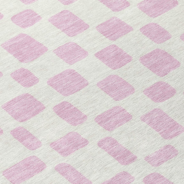 Homeroots 3' Artichoke Green Geometric Indoor Outdoor Area Rug - Stylish, Washable, And Durable For Any Space 8' Round Polyester 591137