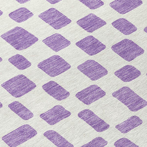 Homeroots 3' Artichoke Green Geometric Indoor Outdoor Area Rug - Stylish, Washable, And Durable For Any Space 8' Round Polyester 591143