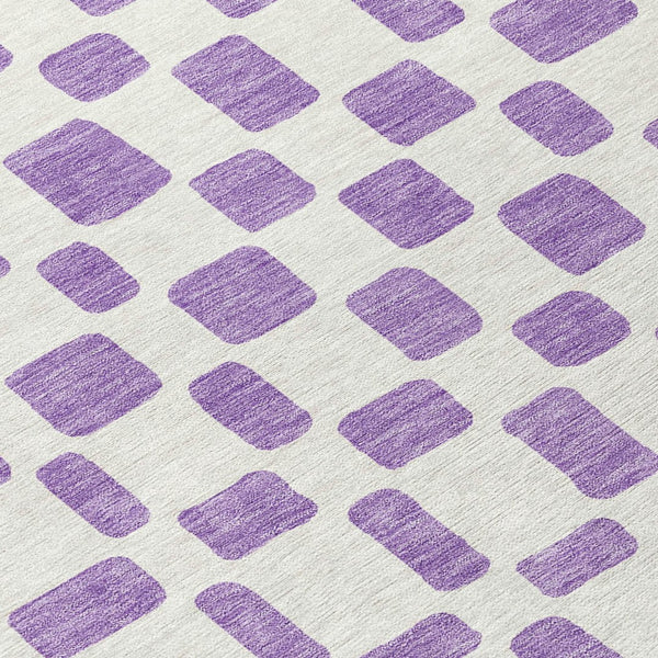 Homeroots 3' Artichoke Green Geometric Indoor Outdoor Area Rug - Stylish, Washable, And Durable For Any Space 8' Round Polyester 591143