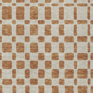 Homeroots 3' Artichoke Green Geometric Indoor Outdoor Area Rug - Stylish, Washable, And Durable For Any Space 10' X 14' Polyester 591164