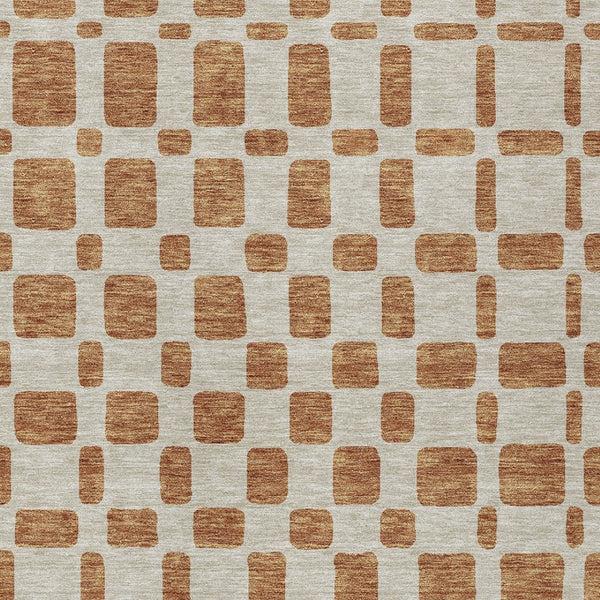 Homeroots 3' Artichoke Green Geometric Indoor Outdoor Area Rug - Stylish, Washable, And Durable For Any Space 10' X 14' Polyester 591164