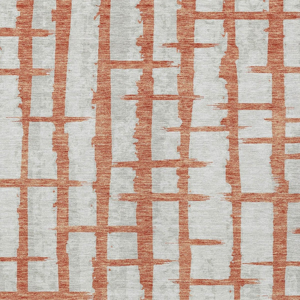 Homeroots 3' Stylish Artichoke Green & Gray Striped Washable Area Rug For Indoor And Outdoor Spaces 10' X 14' Polyester 591194