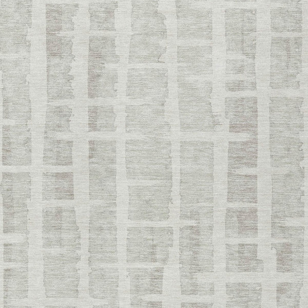 Homeroots 3' Stylish Artichoke Green & Gray Striped Washable Area Rug For Indoor And Outdoor Spaces 3' X 5' Polyester 591207