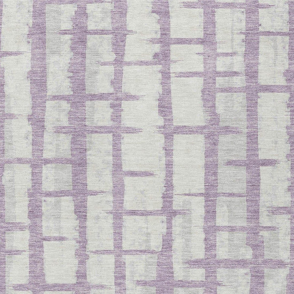 Homeroots 3' Stylish Artichoke Green & Gray Striped Washable Area Rug For Indoor And Outdoor Spaces 8' X 10' Polyester 591216