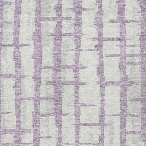 Homeroots 3' Stylish Artichoke Green & Gray Striped Washable Area Rug For Indoor And Outdoor Spaces 9' X 12' Polyester 591217