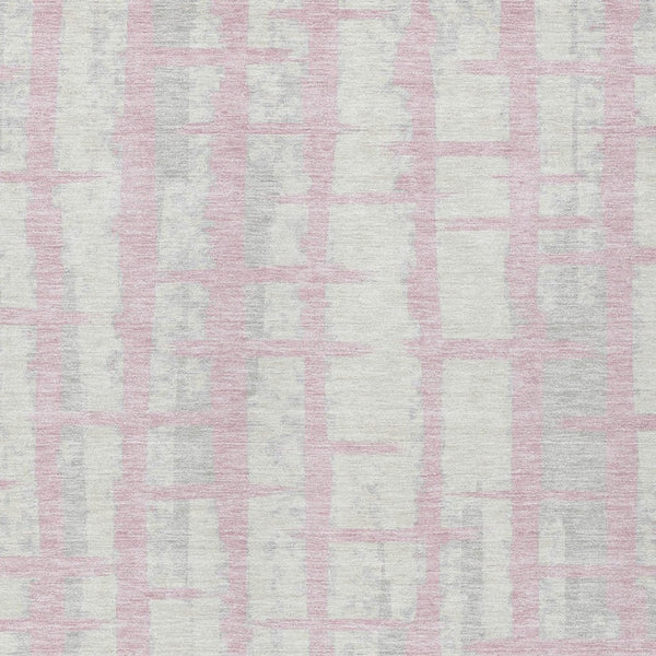 Homeroots 3' Stylish Artichoke Green & Gray Striped Washable Area Rug For Indoor And Outdoor Spaces 8' X 10' Polyester 591222