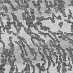 Homeroots 3' Artichoke Green Beige Ivory Animal Print Washable Indoor Outdoor Area Rug For Stylish Spaces 9' X 12' Polyester 591283