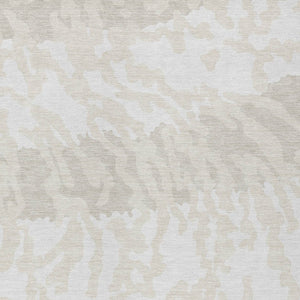 Homeroots 3' Artichoke Green Beige Ivory Animal Print Washable Indoor Outdoor Area Rug For Stylish Spaces 8' X 10' Polyester 591288