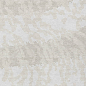 Homeroots 3' Artichoke Green Beige Ivory Animal Print Washable Indoor Outdoor Area Rug For Stylish Spaces 9' X 12' Polyester 591289