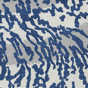 Homeroots 3' Artichoke Green Beige Ivory Animal Print Washable Indoor Outdoor Area Rug For Stylish Spaces 5' X 8' Polyester 591292