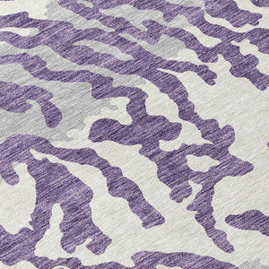 Homeroots 3' Artichoke Green Beige Ivory Animal Print Washable Indoor Outdoor Area Rug For Stylish Spaces 8' Round Polyester 591305