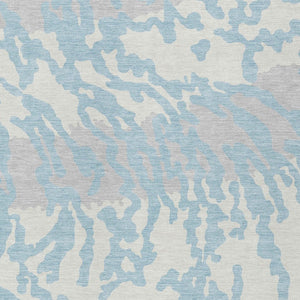 Homeroots 3' Artichoke Green Beige Ivory Animal Print Washable Indoor Outdoor Area Rug For Stylish Spaces 10' X 14' Polyester 591314