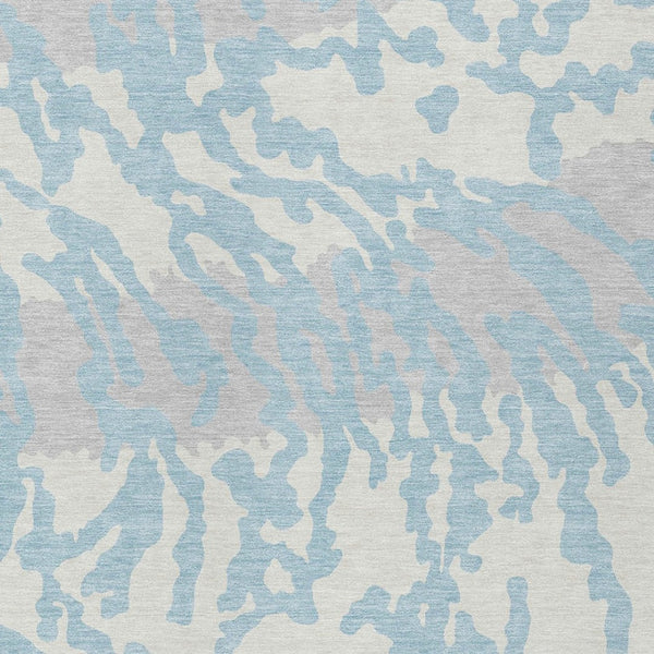 Homeroots 3' Artichoke Green Beige Ivory Animal Print Washable Indoor Outdoor Area Rug For Stylish Spaces 10' X 14' Polyester 591314