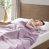 Madison Park Liquid Cotton Casual Blanket MP51N-6027 Lilac