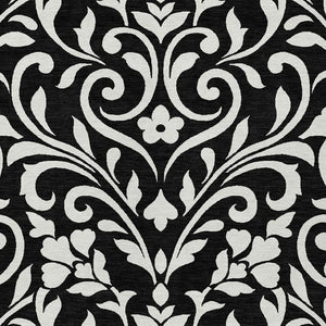 Homeroots 3' Artichoke Green Floral Indoor Outdoor Area Rug - Stylish, Washable, Stain Resistant, Durable Design 3' X 5' Polyester 591417