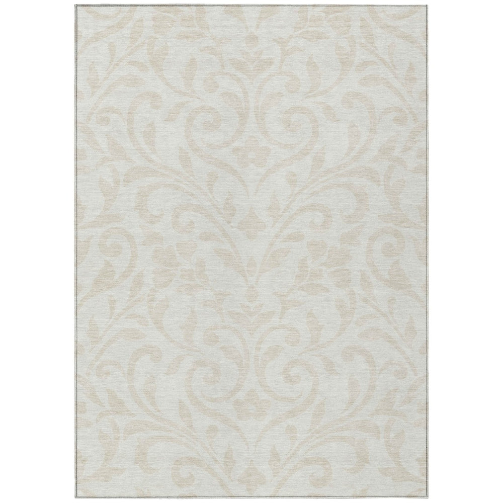 HomeRoots 9' Elegant Floral Washable Indoor Outdoor Area Rug - Durable, Stylish, and Perfect for Any Space 9' X 12' 591451