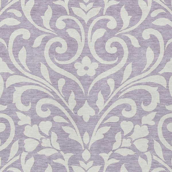 Homeroots 3' Artichoke Green Floral Indoor Outdoor Area Rug - Stylish, Washable, Stain Resistant, Durable Design 3' X 5' Polyester 591453