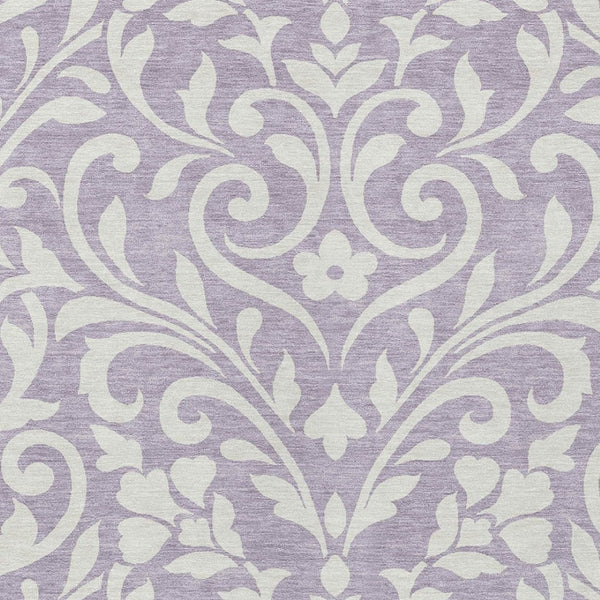 Homeroots 3' Artichoke Green Floral Indoor Outdoor Area Rug - Stylish, Washable, Stain Resistant, Durable Design 9' X 12' Polyester 591457