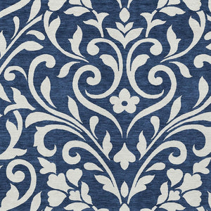 Homeroots 3' Artichoke Green Floral Indoor Outdoor Area Rug - Stylish, Washable, Stain Resistant, Durable Design 8' X 10' Polyester 591462