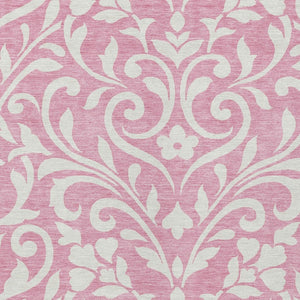 Homeroots 3' Artichoke Green Floral Indoor Outdoor Area Rug - Stylish, Washable, Stain Resistant, Durable Design 9' X 12' Polyester 591469