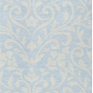 Homeroots 3' Artichoke Green Floral Indoor Outdoor Area Rug - Stylish, Washable, Stain Resistant, Durable Design 8' X 10' Polyester 591480