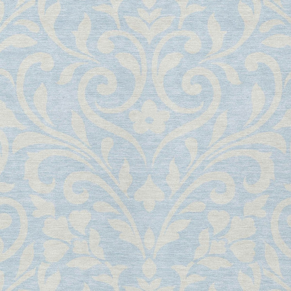 Homeroots 3' Artichoke Green Floral Indoor Outdoor Area Rug - Stylish, Washable, Stain Resistant, Durable Design 10' X 14' Polyester 591482