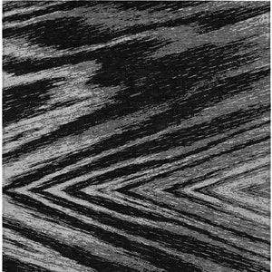 Homeroots 3' Artichoke Green And Gray Abstract Washable Area Rug For Indoor And Outdoor Spaces, Durable Design 3' X 5' Polyester 591507