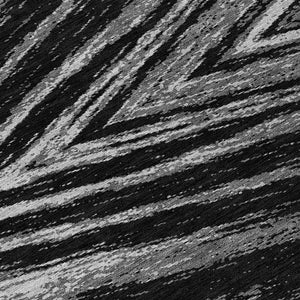 Homeroots 3' Artichoke Green And Gray Abstract Washable Area Rug For Indoor And Outdoor Spaces, Durable Design 8' Round Polyester 591509