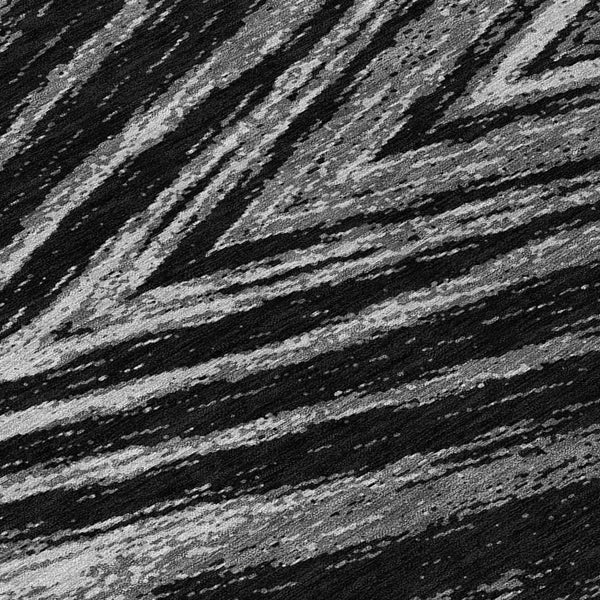 Homeroots 3' Artichoke Green And Gray Abstract Washable Area Rug For Indoor And Outdoor Spaces, Durable Design 8' Round Polyester 591509