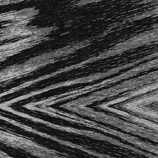 Homeroots 3' Artichoke Green And Gray Abstract Washable Area Rug For Indoor And Outdoor Spaces, Durable Design 10' X 14' Polyester 591512