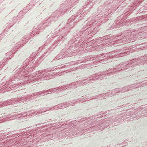 Homeroots 3' Artichoke Green And Gray Abstract Washable Area Rug For Indoor And Outdoor Spaces, Durable Design 8' Round Polyester 591515