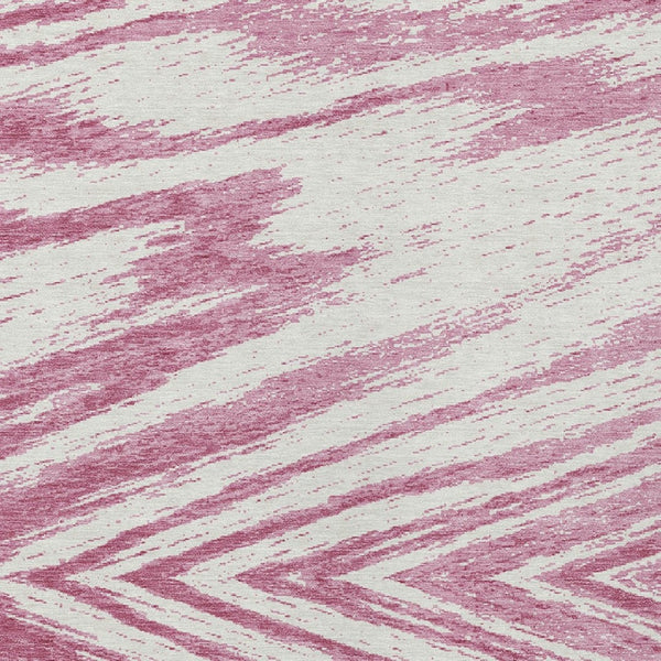 Homeroots 3' Artichoke Green And Gray Abstract Washable Area Rug For Indoor And Outdoor Spaces, Durable Design 10' X 14' Polyester 591518