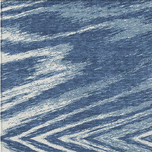 Homeroots 3' Artichoke Green And Gray Abstract Washable Area Rug For Indoor And Outdoor Spaces, Durable Design 8' X 10' Polyester 591528