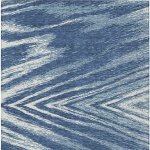 Homeroots 3' Artichoke Green And Gray Abstract Washable Area Rug For Indoor And Outdoor Spaces, Durable Design 9' X 12' Polyester 591529