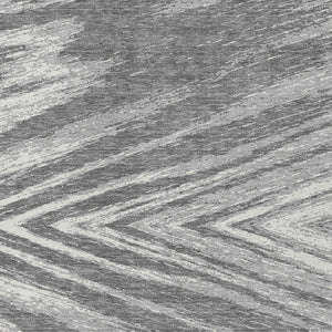 Homeroots 3' Artichoke Green And Gray Abstract Washable Area Rug For Indoor And Outdoor Spaces, Durable Design 5' X 8' Polyester 591532