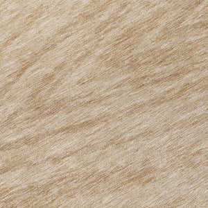 Homeroots 3' Artichoke Green And Gray Abstract Washable Area Rug For Indoor And Outdoor Spaces, Durable Design 8' Round Polyester 591545