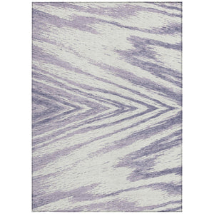 Homeroots 3' Artichoke Green And Gray Abstract Washable Area Rug For Indoor And Outdoor Spaces, Durable Design 3' X 5' Polyester 591549