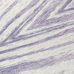 Homeroots 3' Artichoke Green And Gray Abstract Washable Area Rug For Indoor And Outdoor Spaces, Durable Design 8' Round Polyester 591551