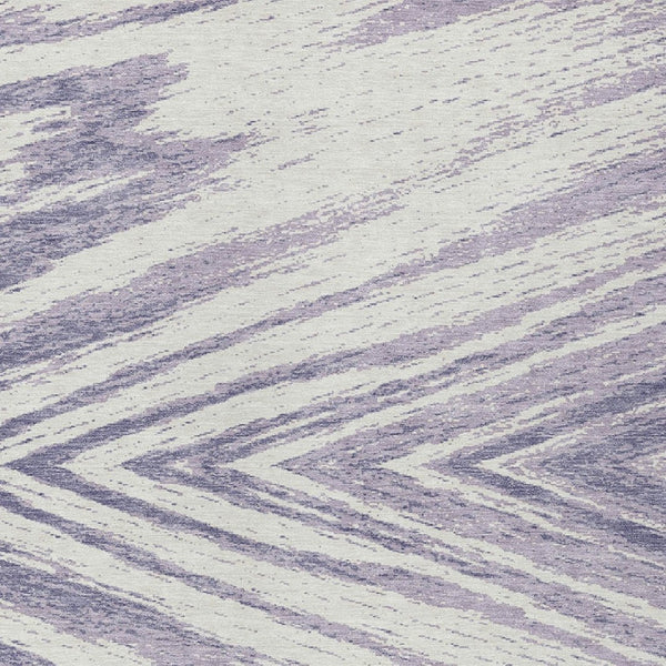 Homeroots 3' Artichoke Green And Gray Abstract Washable Area Rug For Indoor And Outdoor Spaces, Durable Design 8' X 10' Polyester 591552