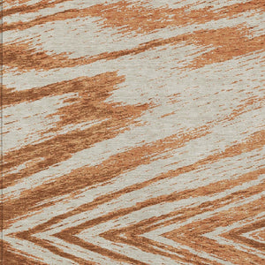 Homeroots 3' Artichoke Green And Gray Abstract Washable Area Rug For Indoor And Outdoor Spaces, Durable Design 3' X 5' Polyester 591555