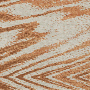 Homeroots 3' Artichoke Green And Gray Abstract Washable Area Rug For Indoor And Outdoor Spaces, Durable Design 8' X 10' Polyester 591558