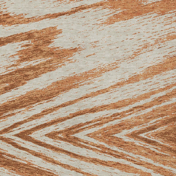 Homeroots 3' Artichoke Green And Gray Abstract Washable Area Rug For Indoor And Outdoor Spaces, Durable Design 9' X 12' Polyester 591559