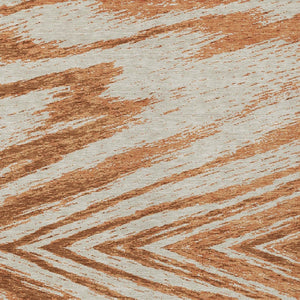 Homeroots 3' Artichoke Green And Gray Abstract Washable Area Rug For Indoor And Outdoor Spaces, Durable Design 10' X 14' Polyester 591560