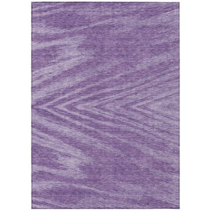 HomeRoots 9' Abstract Purple and Ivory Washable Indoor Outdoor Area Rug for Stylish High-Traffic Spaces 9' X 12' 591565