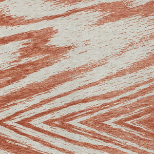 Homeroots 3' Artichoke Green And Gray Abstract Washable Area Rug For Indoor And Outdoor Spaces, Durable Design 5' X 8' Polyester 591568