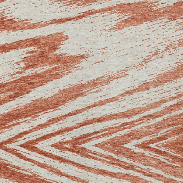 Homeroots 3' Artichoke Green And Gray Abstract Washable Area Rug For Indoor And Outdoor Spaces, Durable Design 5' X 8' Polyester 591568