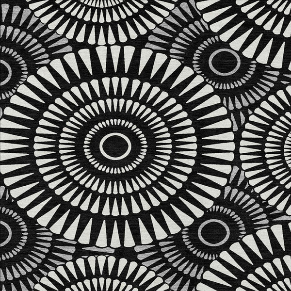 Homeroots 3' Artichoke Green Brown Beige Geometric Washable Indoor Outdoor Area Rug For Stylish Spaces 3' X 5' Polyester 591585