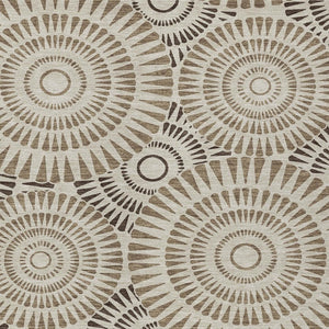 Homeroots 3' Artichoke Green Brown Beige Geometric Washable Indoor Outdoor Area Rug For Stylish Spaces 3' X 5' Polyester 591591