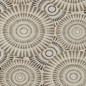 Homeroots 3' Artichoke Green Brown Beige Geometric Washable Indoor Outdoor Area Rug For Stylish Spaces 5' X 8' Polyester 591592