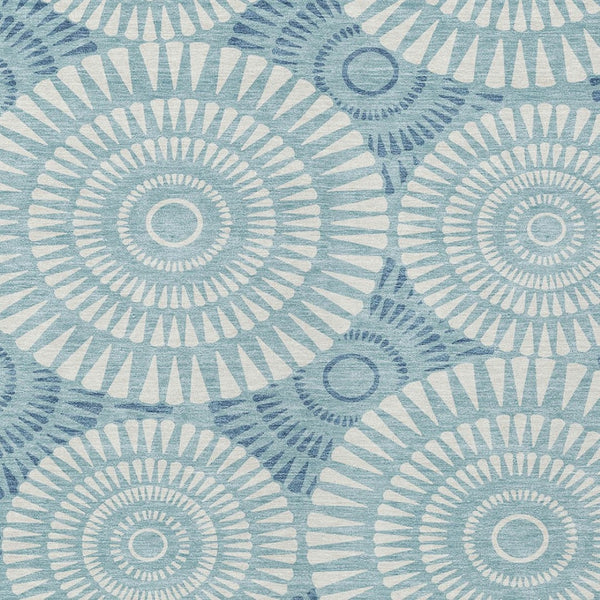 Homeroots 3' Artichoke Green Brown Beige Geometric Washable Indoor Outdoor Area Rug For Stylish Spaces 9' X 12' Polyester 591649